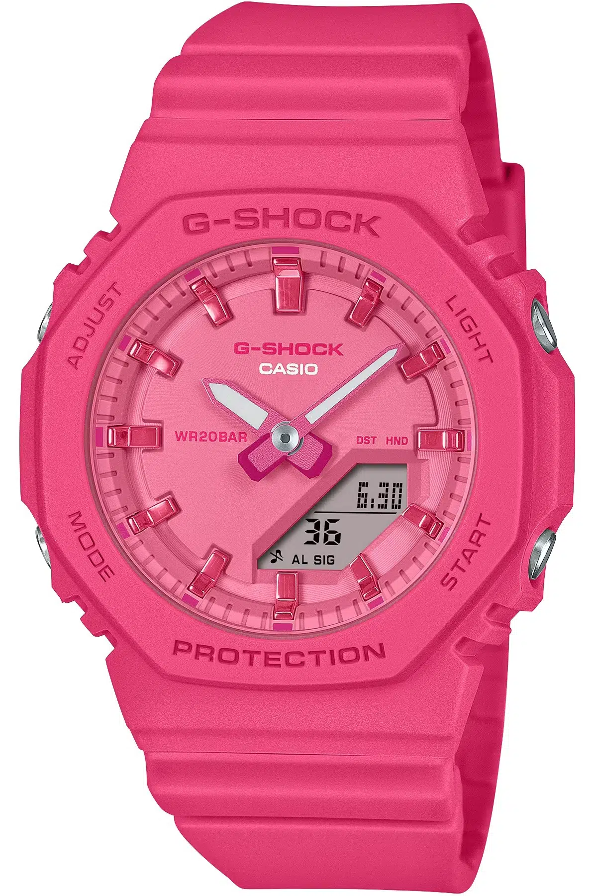 CASIO G-Shock GMA-P2100PP-4ADR Pembe Renk 20 ATM Su Geçirmez Yeni Analog Dijital Spor Kadın Kol Saat
