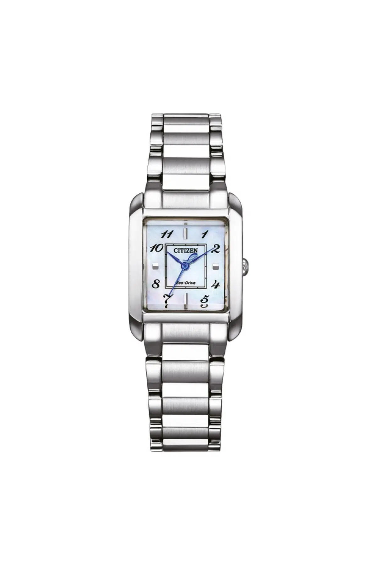 CITIZEN EW5600-87D Minimal kare, Kadranlı, Eco Drive Silver Şık Kadın Kol Saati
