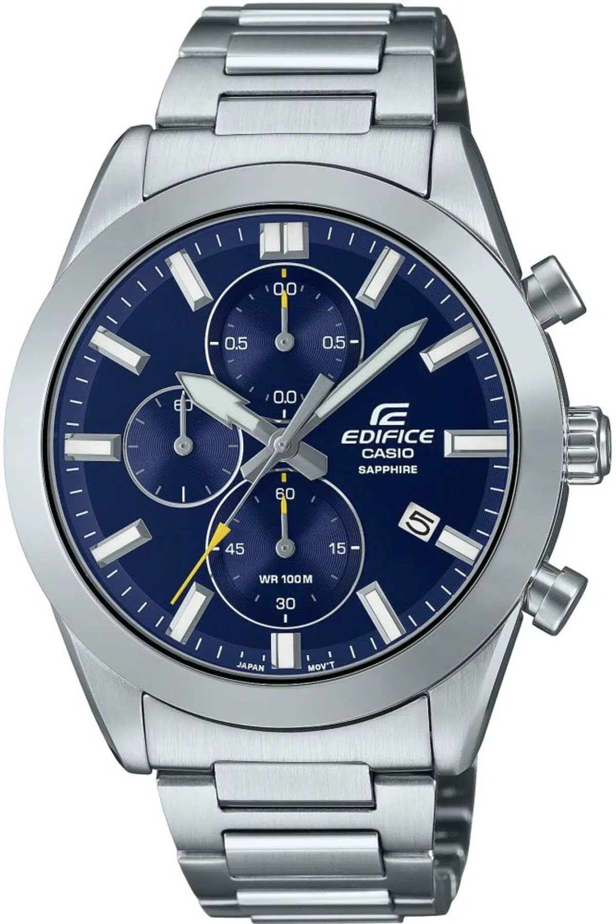 CASIO Edifice Serisi EFB-710D-2AVUDF Çizilmez Safir Cam Çelik Erkek Kol Saati