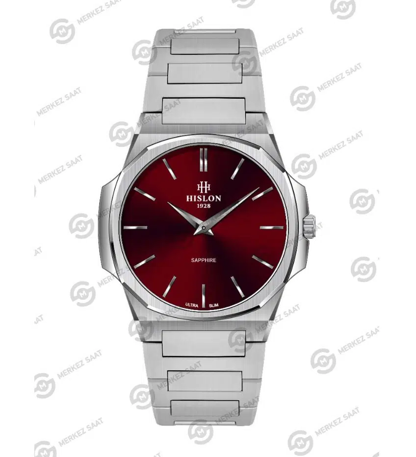 HISLON CL127S-24SS SAFIR CAM ERKEK KOL SAATİ