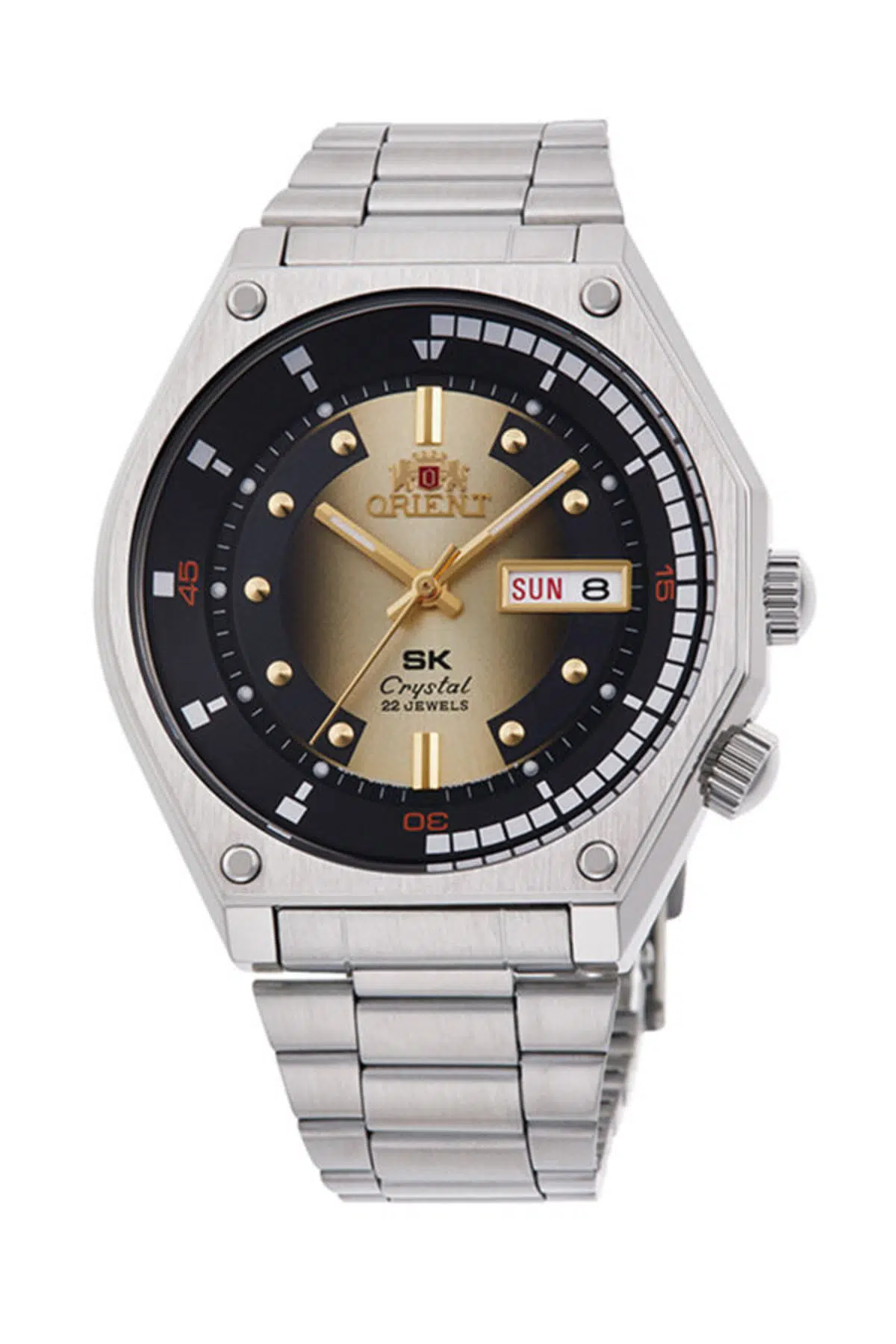 ORIENT RA-AA0B01G39B Kurmalı Otomatik Çelik Gri Siyah Kadran 42 mm Erkek Kol Saati