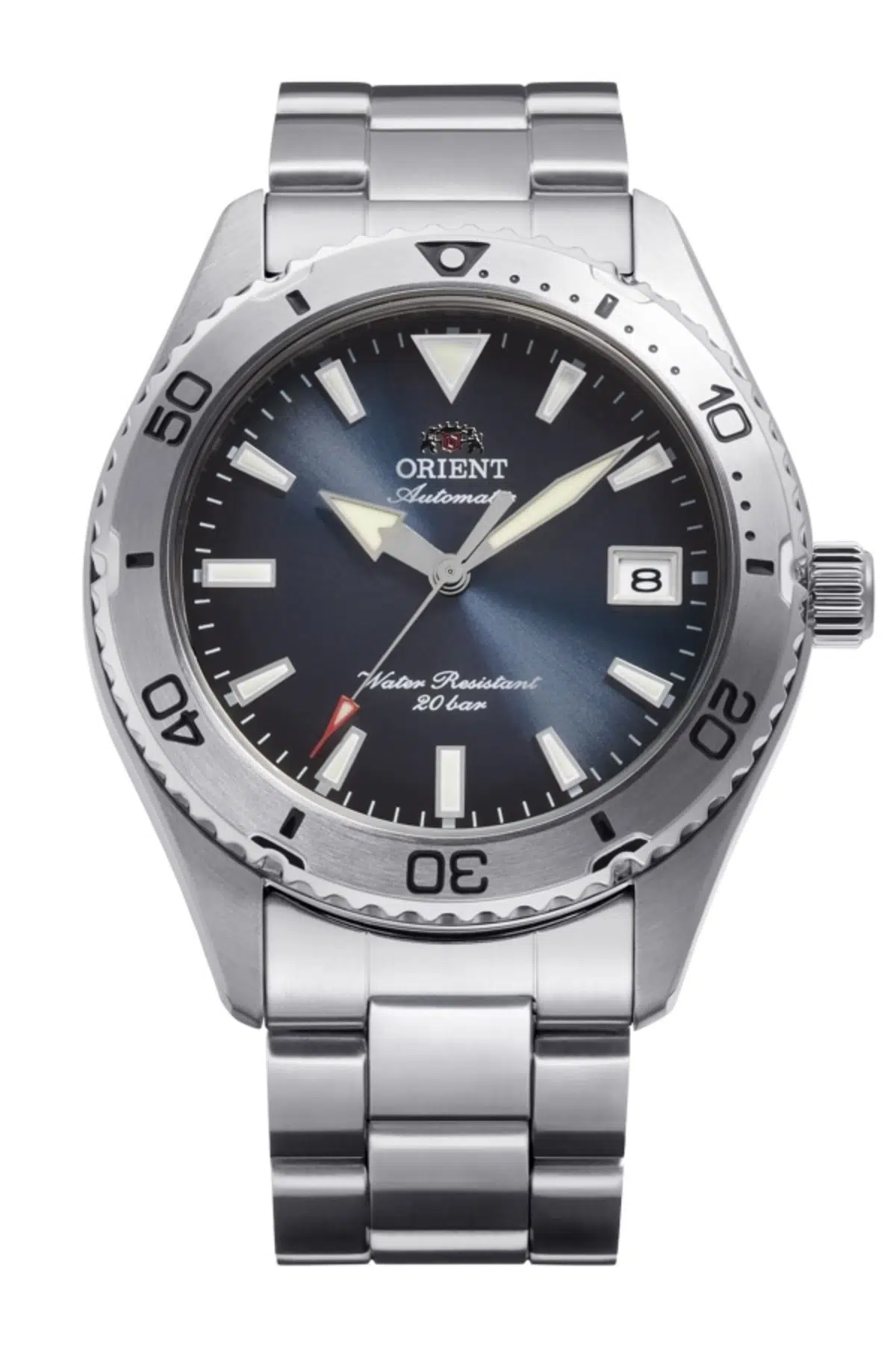 ORIENT RA-AC0Q14L30B Kurmalı Otomatik Çelik Gri Safir Cam 20 ATM 40 mm Erkek Kol Saati