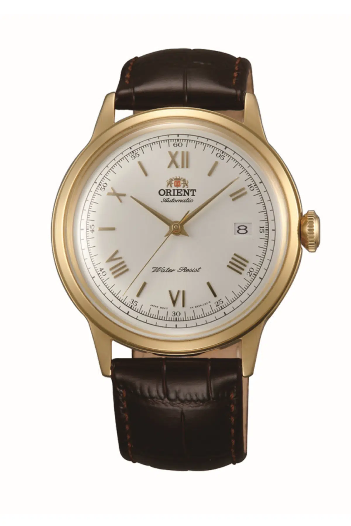 ORIENT TAC00007W0 Kurmalı Otomatik Deri Kordon Kahverengi 41 mm Erkek Kol Saati