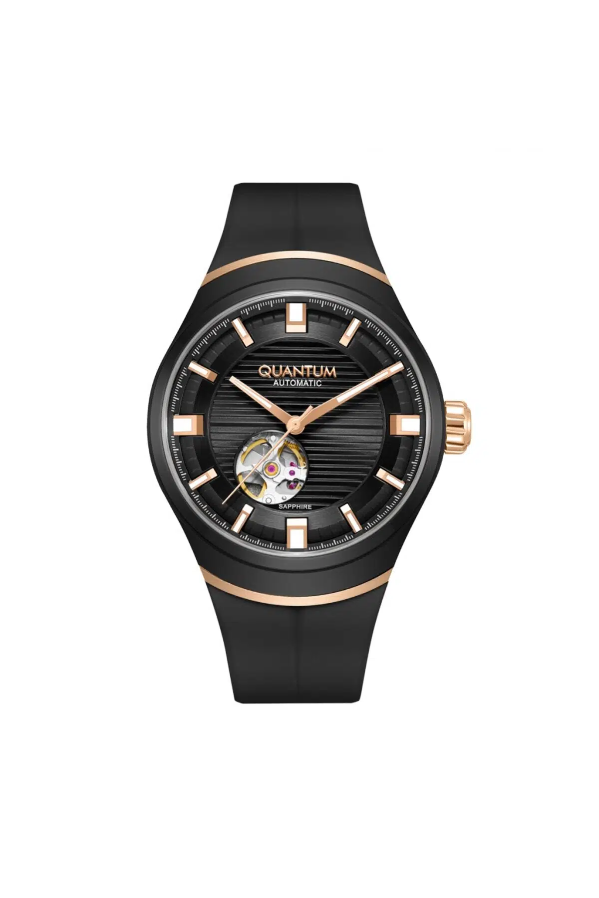QUANTUM QMG1203.851 Q-Master Otomatik Mekanizmalı Safir Camlı Silikon Kordon Çelik Kasa 20 ATM Suya