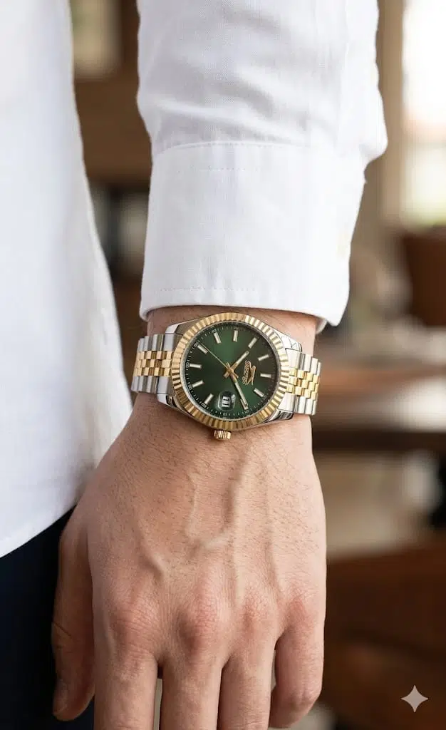 Slazenger Çelik Kordon Çelik Kasa 10 Atm İç Kadran Damat Modeli Kol Saati